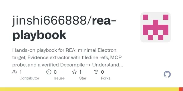 rea-playbook: from evidence to file:line to recreation preview