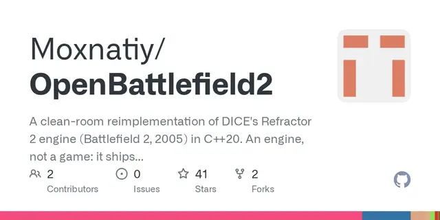 OpenBattlefield2: a clean-room engine reimplementation preview