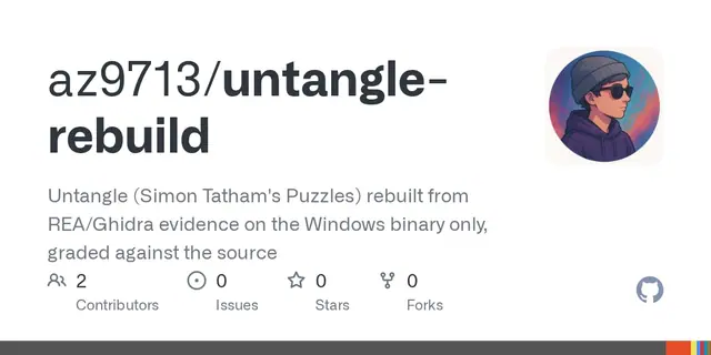 Untangle rebuilt from REA evidence only preview