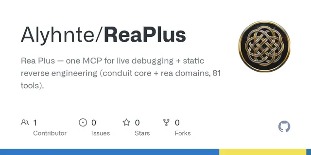 Rea Plus: live debugging and static analysis behind one MCP preview