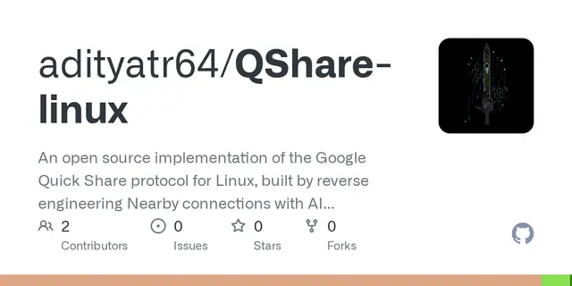 QShare-linux: Quick Share for Linux preview